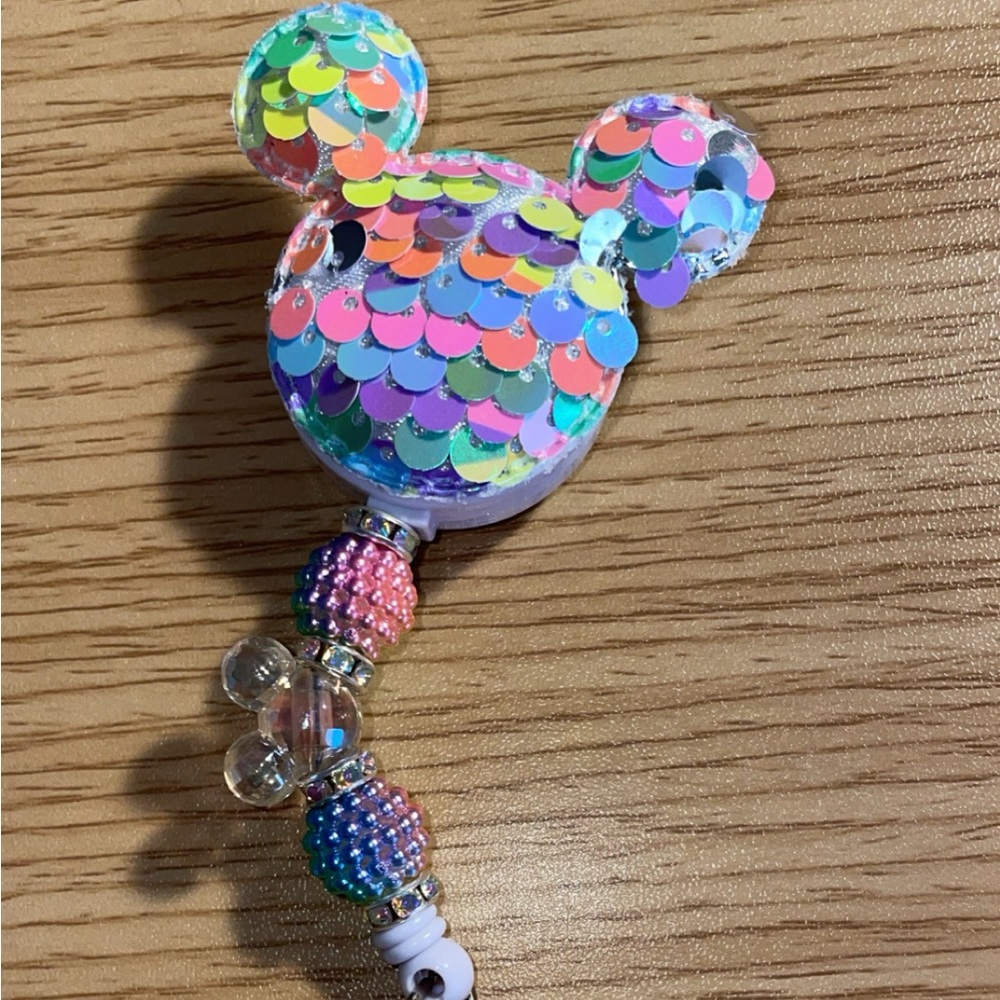 CUSTOMIZED EARS FOCAL BEAD ID BADGE